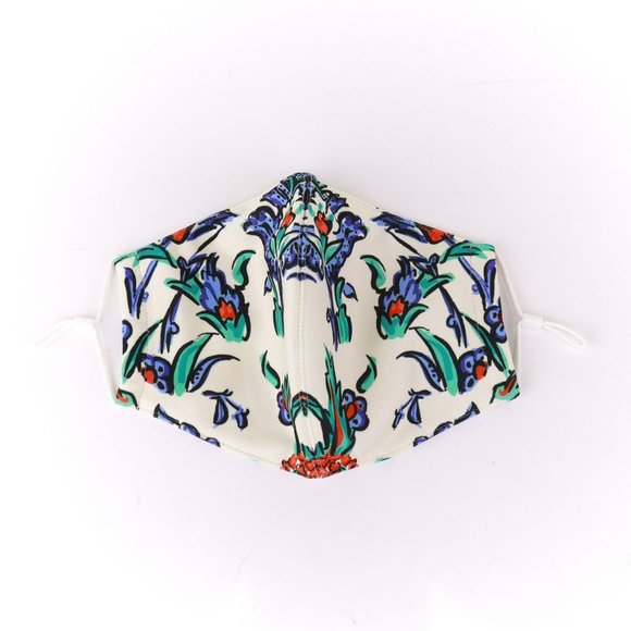 Tory Burch Floral Two Layer Adjustable Mask Face Cover Pick one - Picture 5 of 16